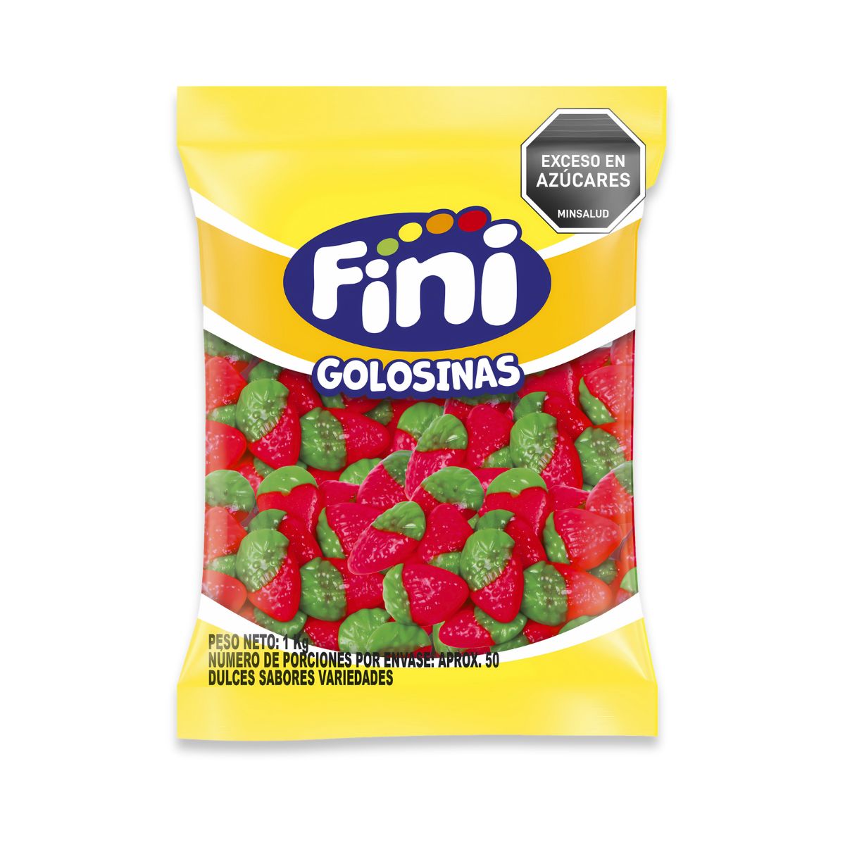 FINI - Gomas En Forma De Fresa Salvaje 1kg
