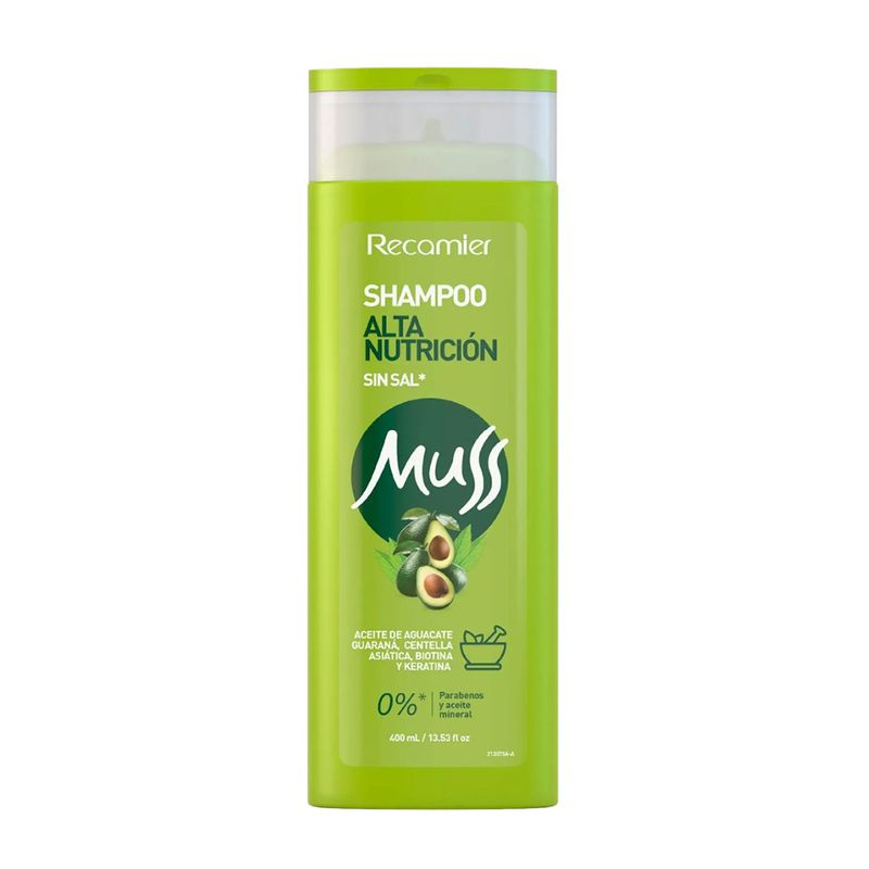 MUSS - Shampoo Alta Nutrición Muss 400ml