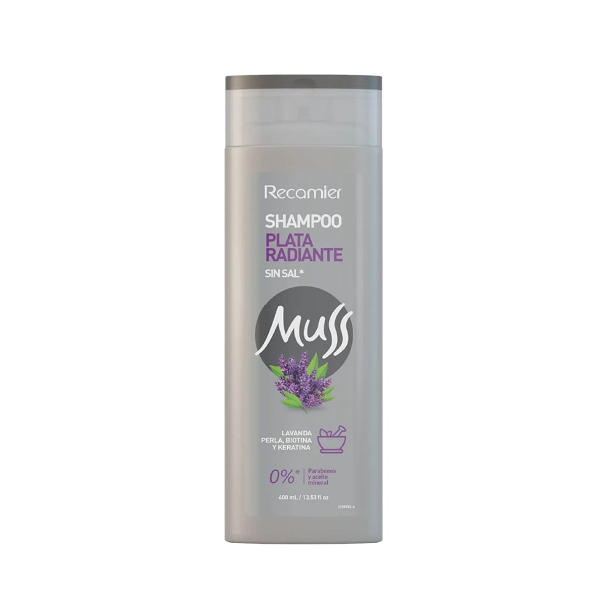 MUSS - Shampoo Plata Radiante Muss 400ml