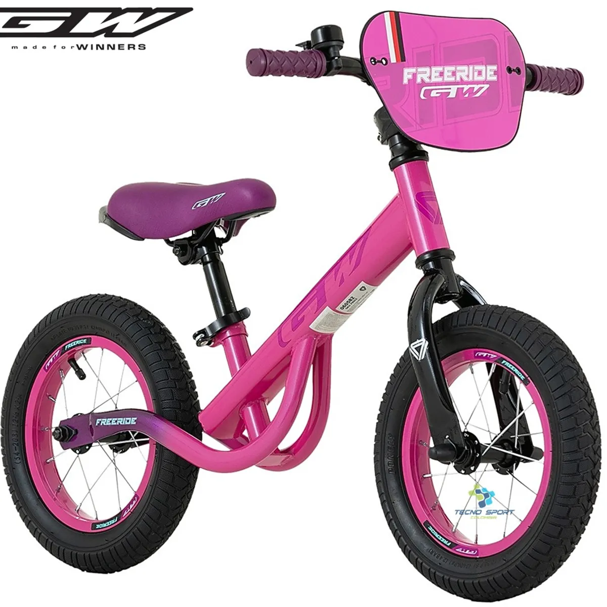 GW - Bicicleta Niña Niño Rin 12 Gw Impulso Balance