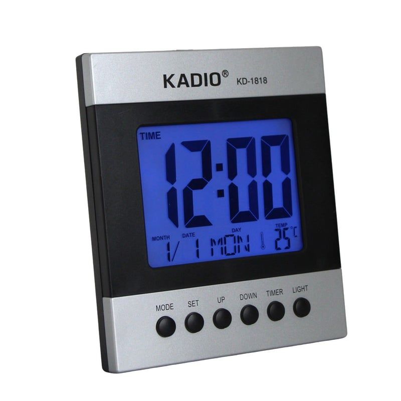 GENERICO - Reloj Multifuncional Alarma Digital Sensor Calendario y Termómetro