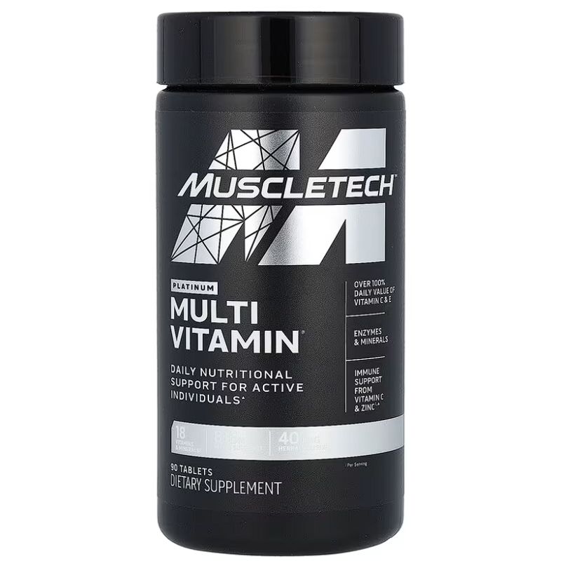 MUSCLETECH - Platinum Multivitamin – Muscletech 90 capsulas