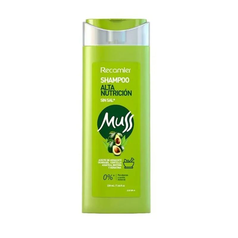 MUSS - Shampoo Alta Nutrición Muss 220ml