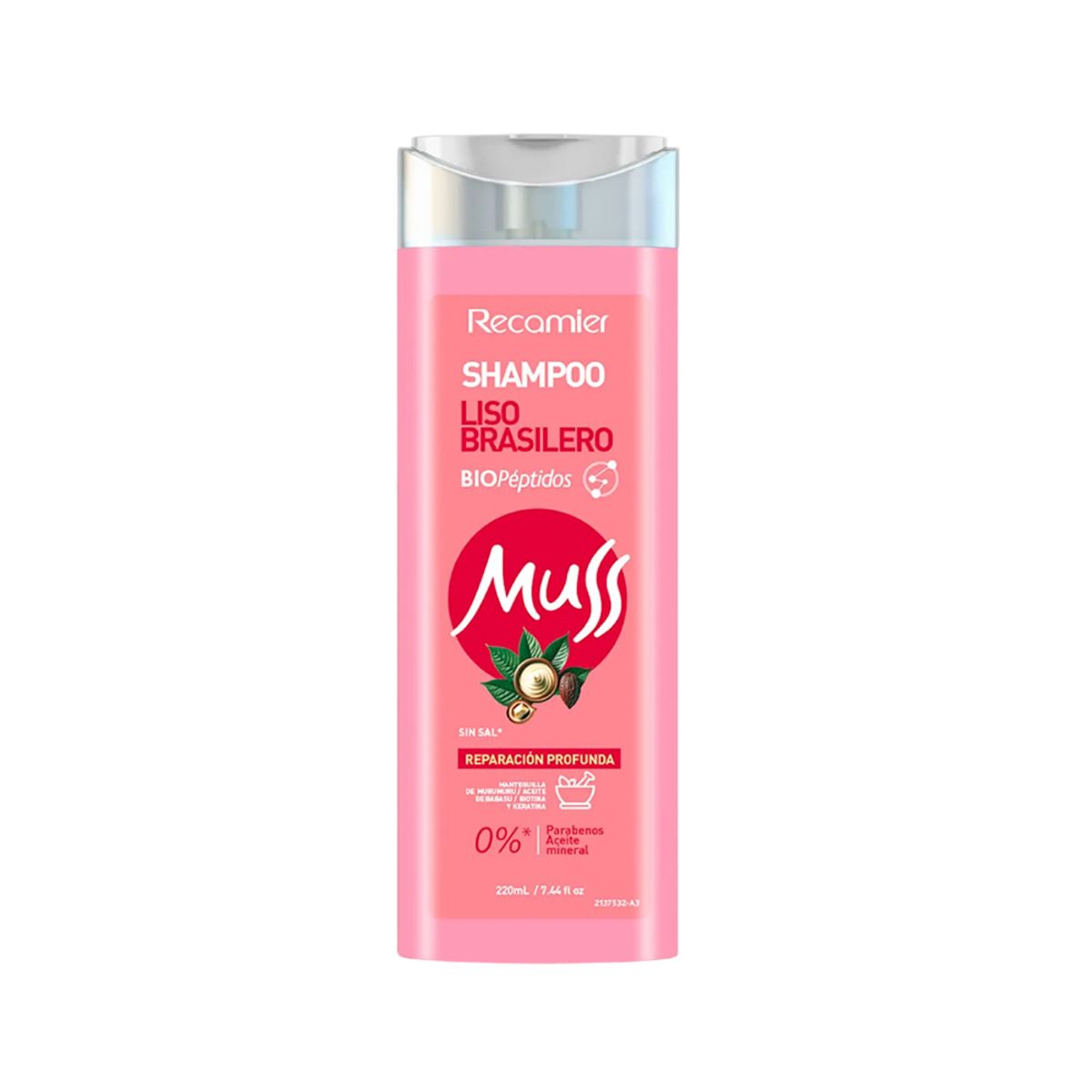 MUSS - Shampoo Liso Brasilero Muss 220ml
