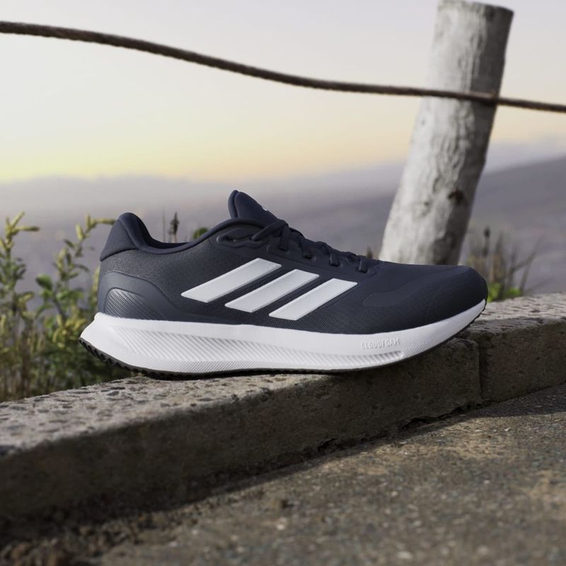 ADIDAS - Adidas Runfalcon 5 Tenis azul de hombre para correr