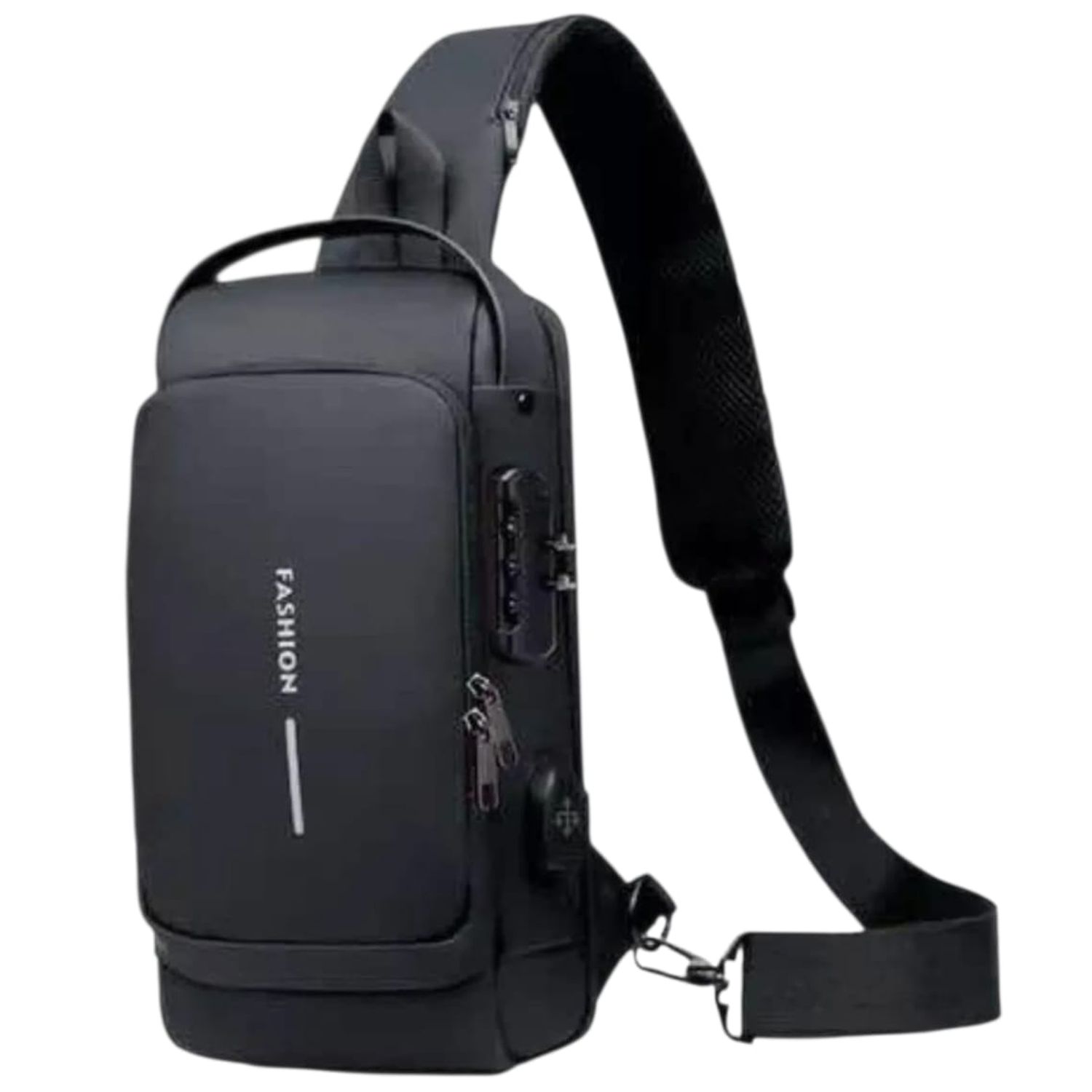 BOLSO MANOS LIBRES CRUZADO PARA HOMBRE ANTIROBO CON CLAVE GENERICO