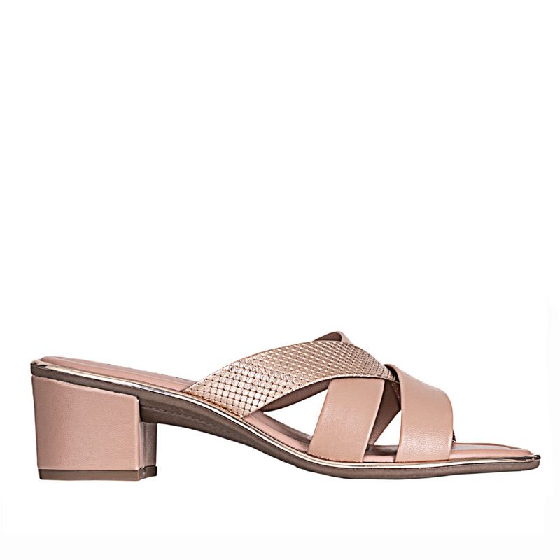 FRATTINI - Sandalia tacon de Mujer marca FRATTINI en Color OROROSA   SAND83792