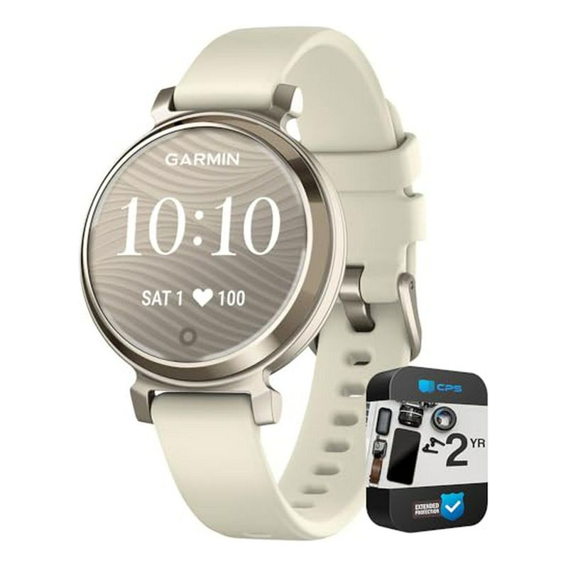 GARMIN - Garmin Lily 2 Active Oro Crema con Correa de Silicona Beige