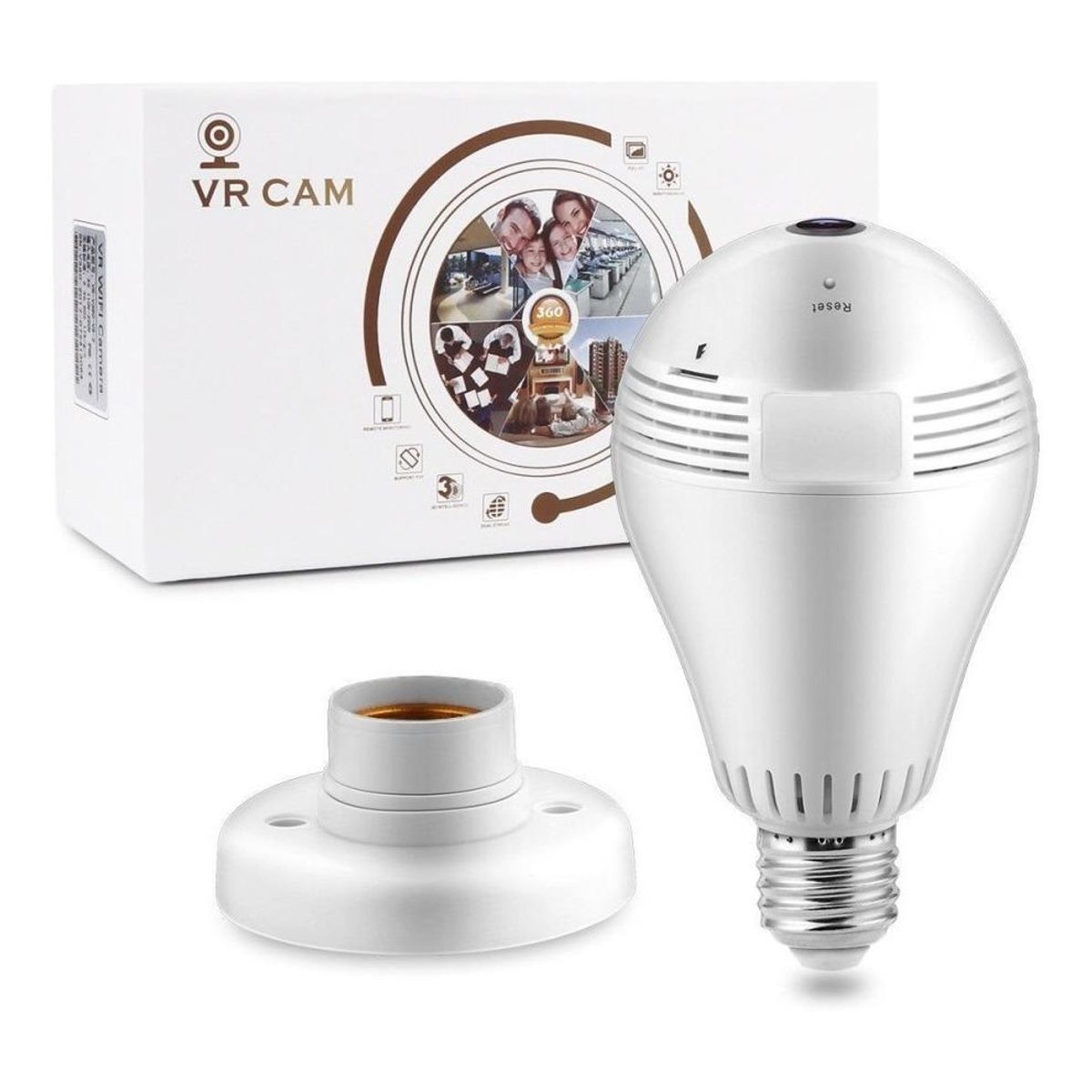 CARAY - Camara Ip Seguridad Wifi Hd Vision Nocturna Espia Bombillo