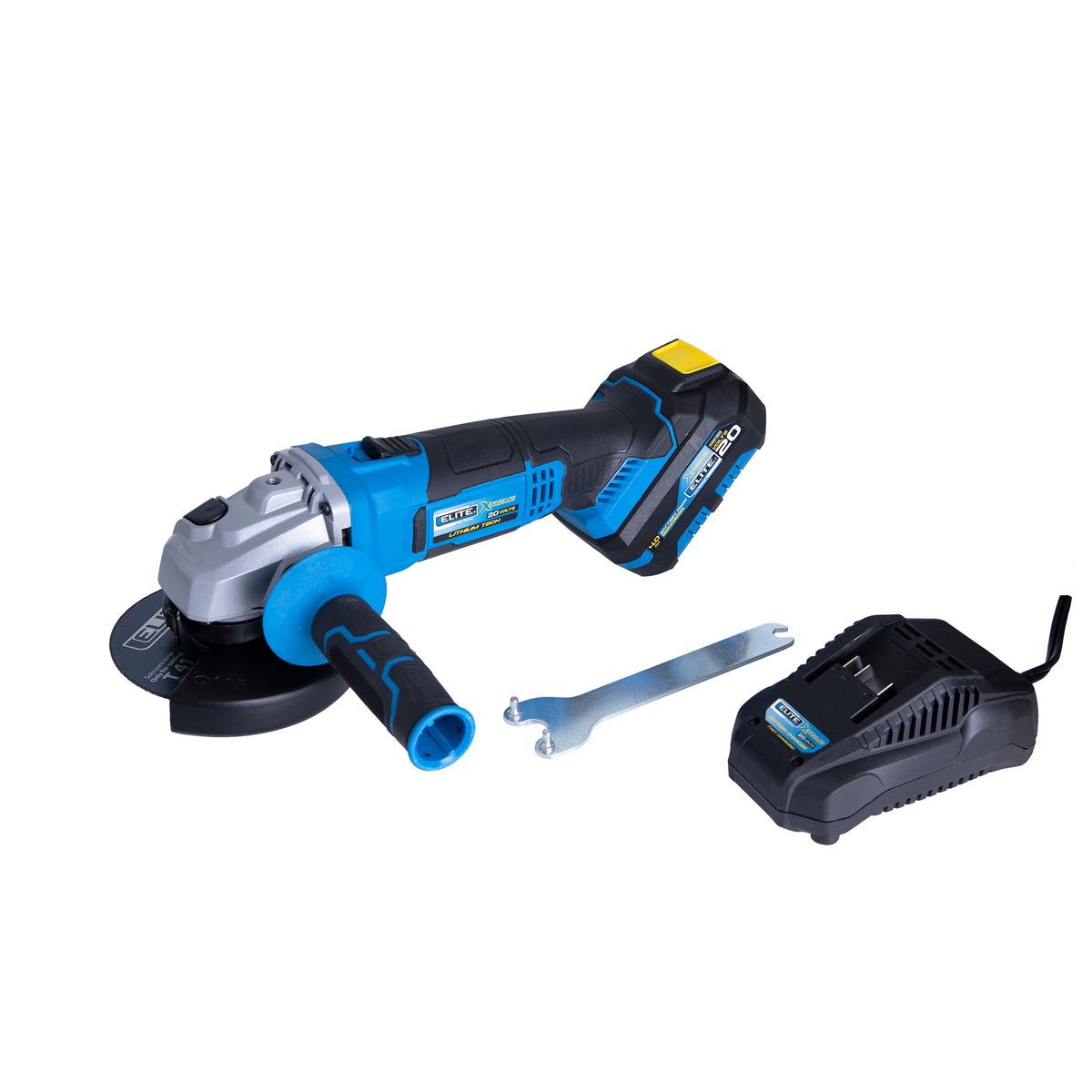 ELITE - Pulidora Inalámbrica De 4.1/2 20v + Estuche Elite Xag 20