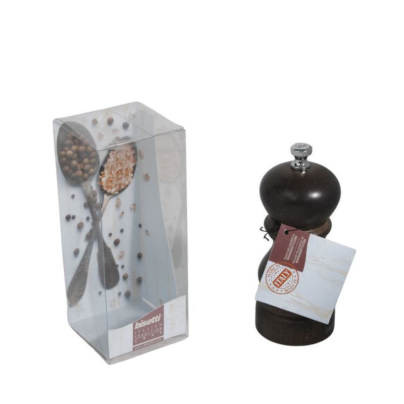 GENERICO - Pimentero Bisetti  de  Madera de Haya Chocolate 13 cm