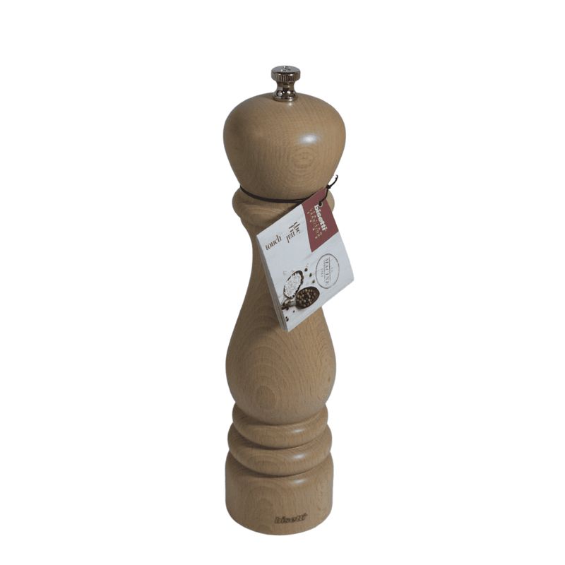 GENERICO - Salero Bisetti Roma de madera de haya 25cm