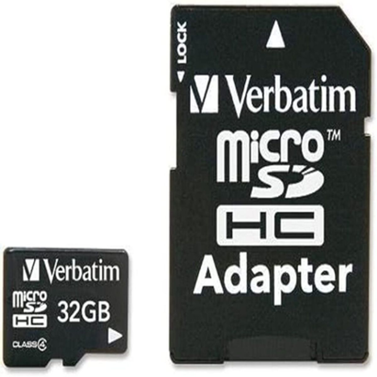 VERBATIM - MEMORIA MICRO SD 32GB CLASE 4 CON ADAPTADOR