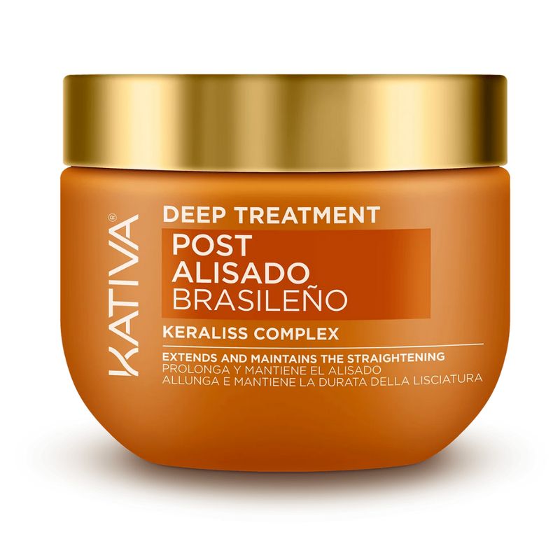 KATIVA - Mascarilla Kativa Post Alisado Brasileño Keraliss Complex 300mL