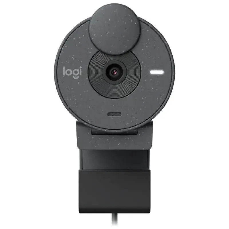 LOGITECH - CAMARA WEB LOGITECH BRIO 300 FULL HD USB TIPO USB-C (NEGRO)