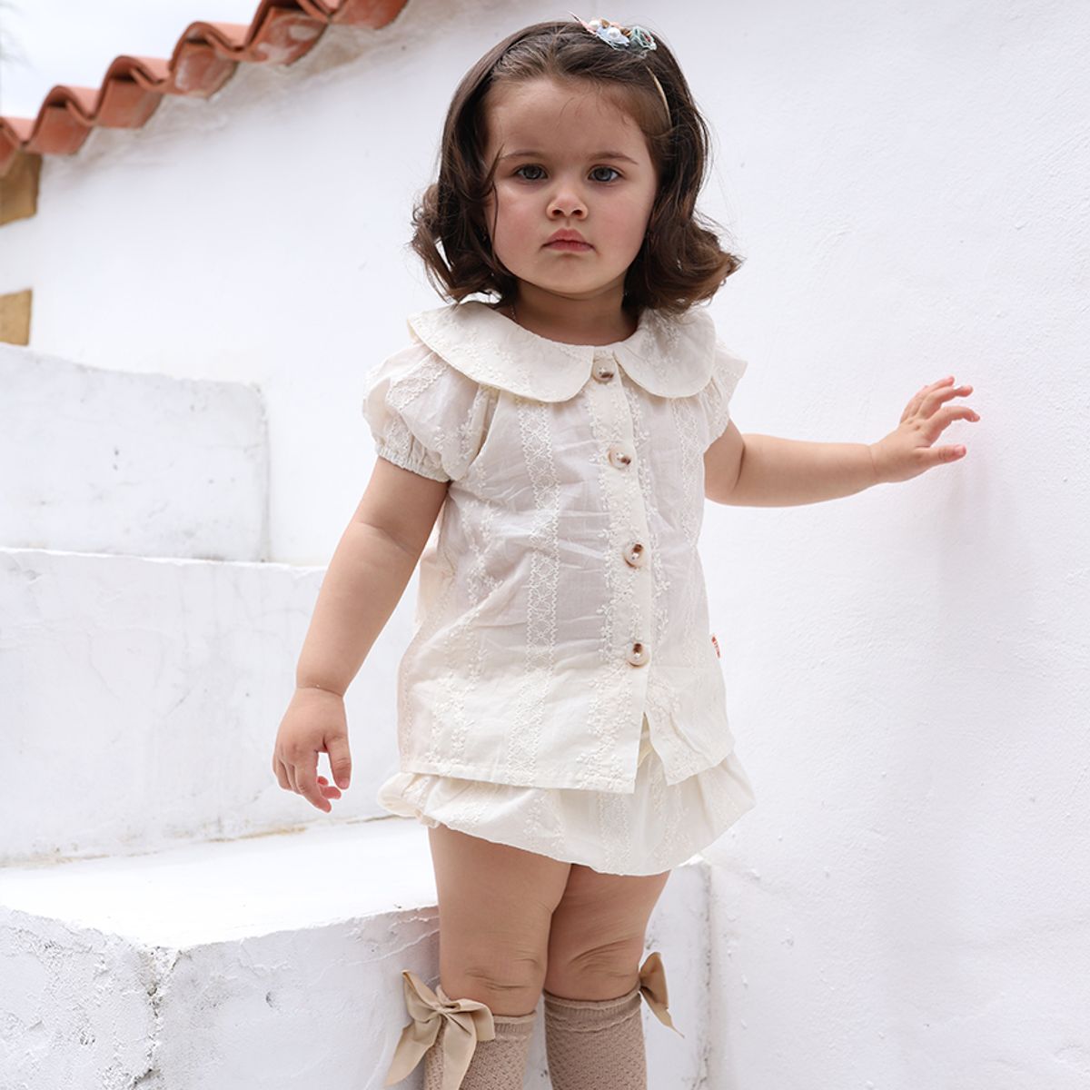 BABY SAMUU - Conjunto Blusa y Short Julieta