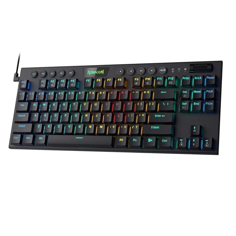 REDRAGON - Teclado Mecanico Gamer 80% Low Porfile Redragon Horus K622sp