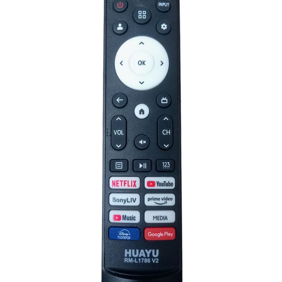 GENERICO - Control Remoto Hisense Smart TV RM-L1786 V2 Sin comando de voz