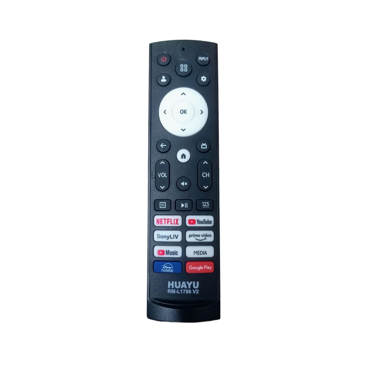 GENERICO - Control Remoto Hisense Smart TV RM-L1786 V2 Sin comando de voz