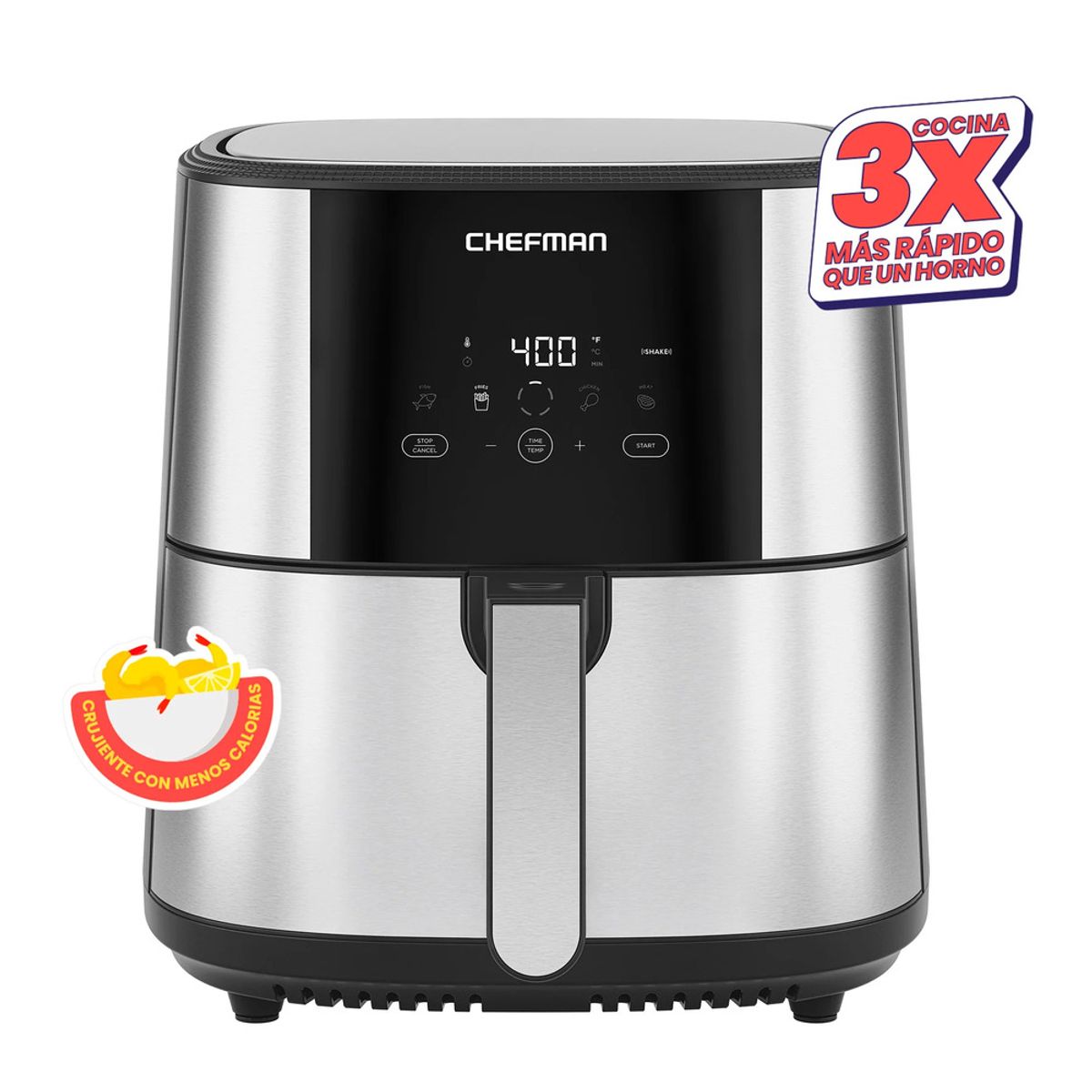 CHEFMAN - Freidora De Aire TURBOFRY TOUCH 75L