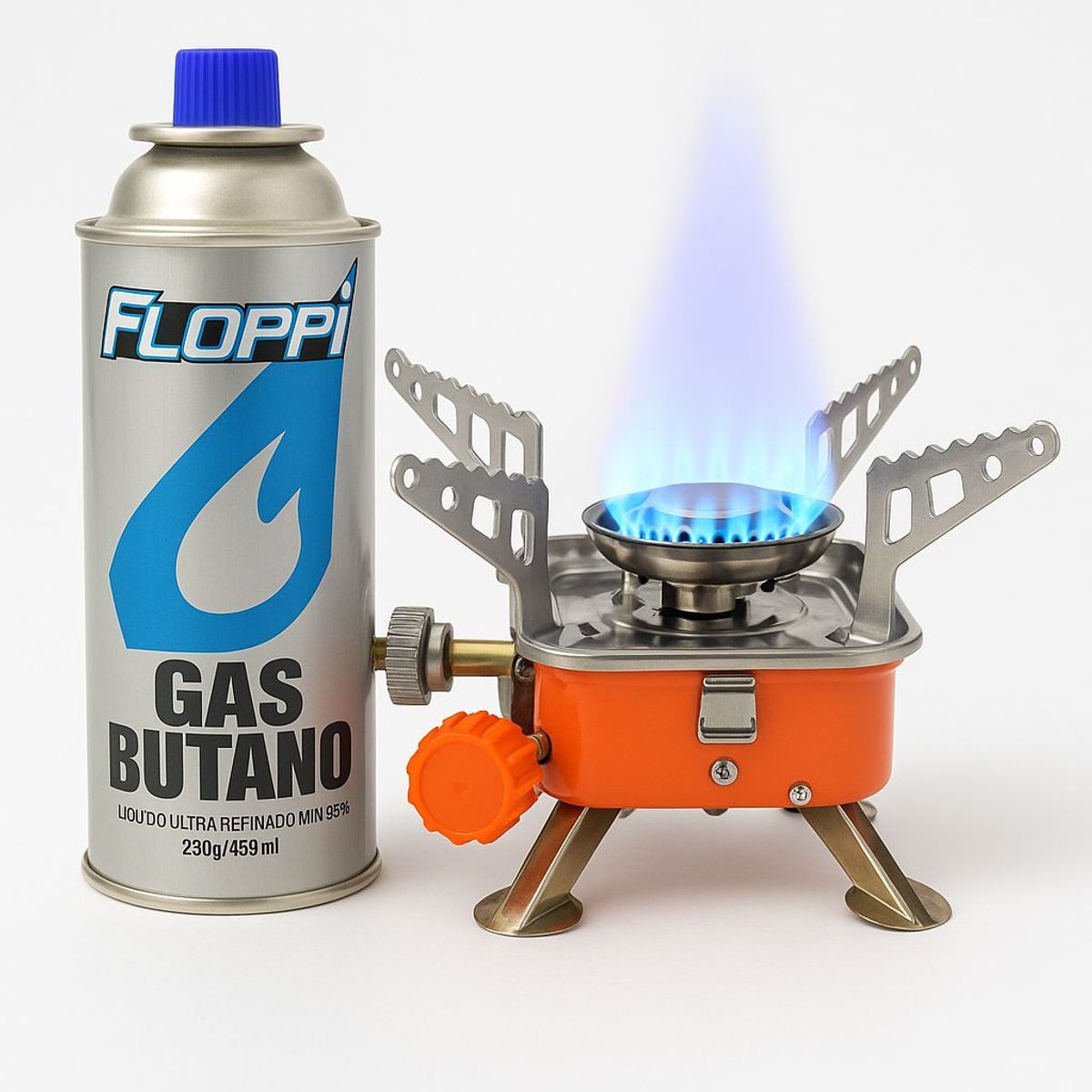 GENERAL - Mini Estufa Camping Montaña Parrilla Fogón Portatil + Carga