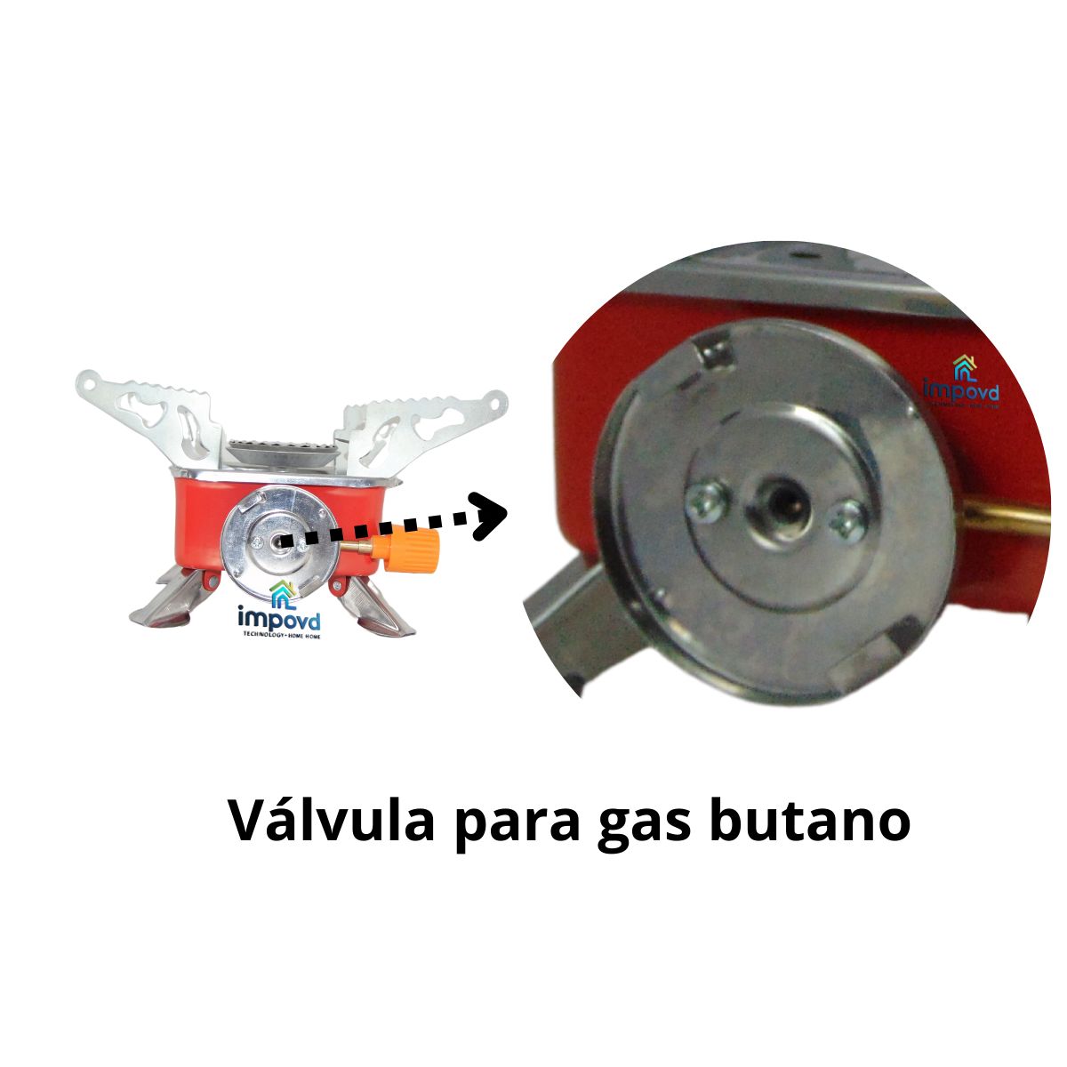 GENERAL - Mini Estufa Camping Montaña Parrilla Fogón Portatil + Carga