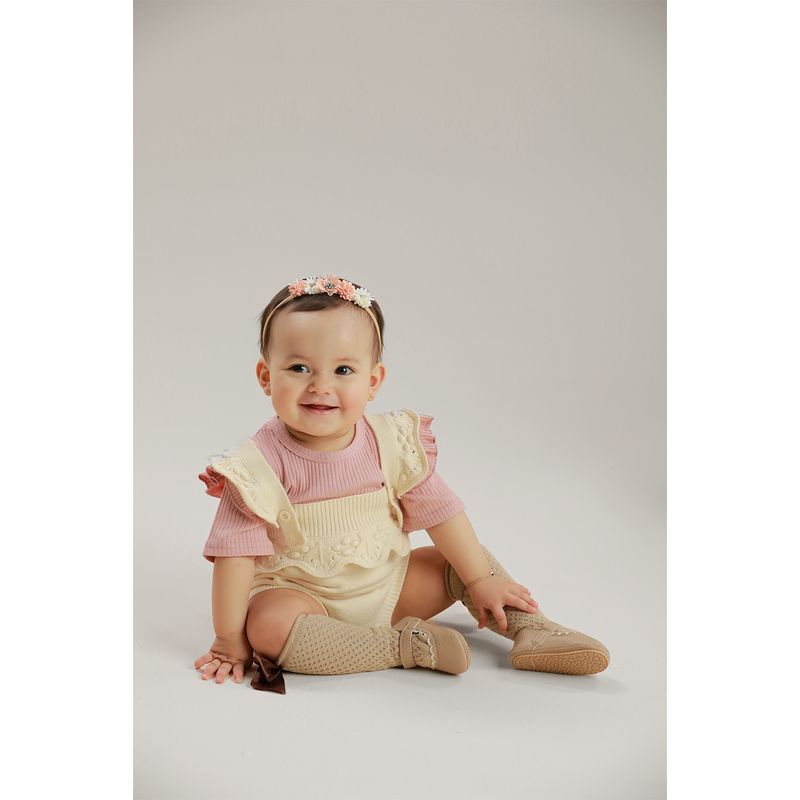 BABY SAMUU - Braga tejida con Volantes Greta