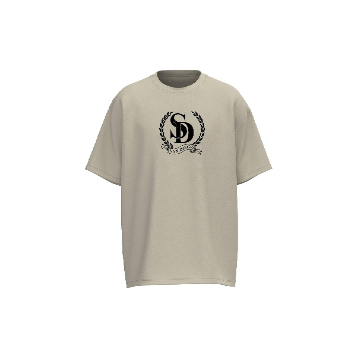 KOAJ - KOAJ Camsieta oversize manga corta en jersey con estampación Hombre