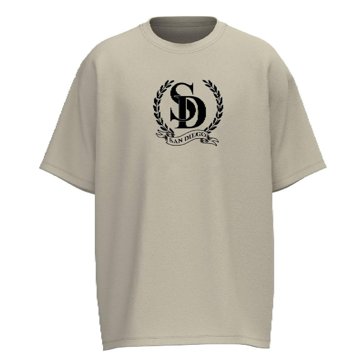 KOAJ - KOAJ Camsieta oversize manga corta en jersey con estampación Hombre