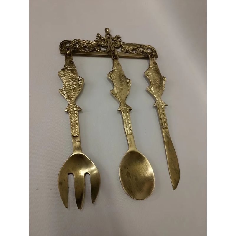 GENERICO - Juego De Cubiertos De Pared Antiguos Precolombinos Bronce