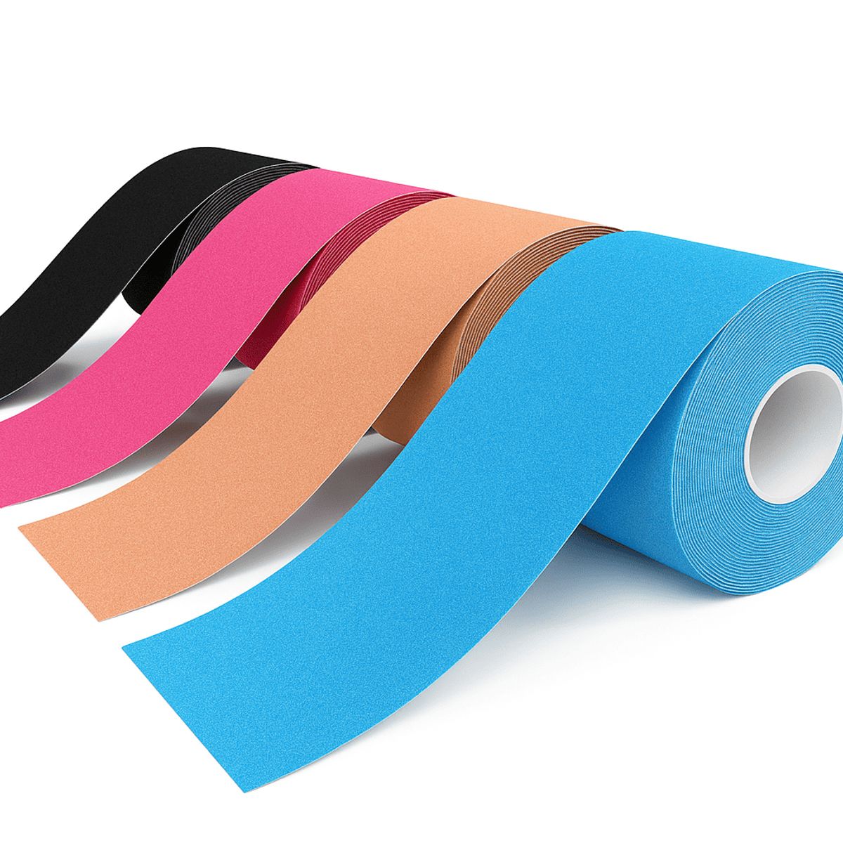 GENERICO - Cinta Kinésica Deportiva en Rollo  Terapéutica y Multicolor