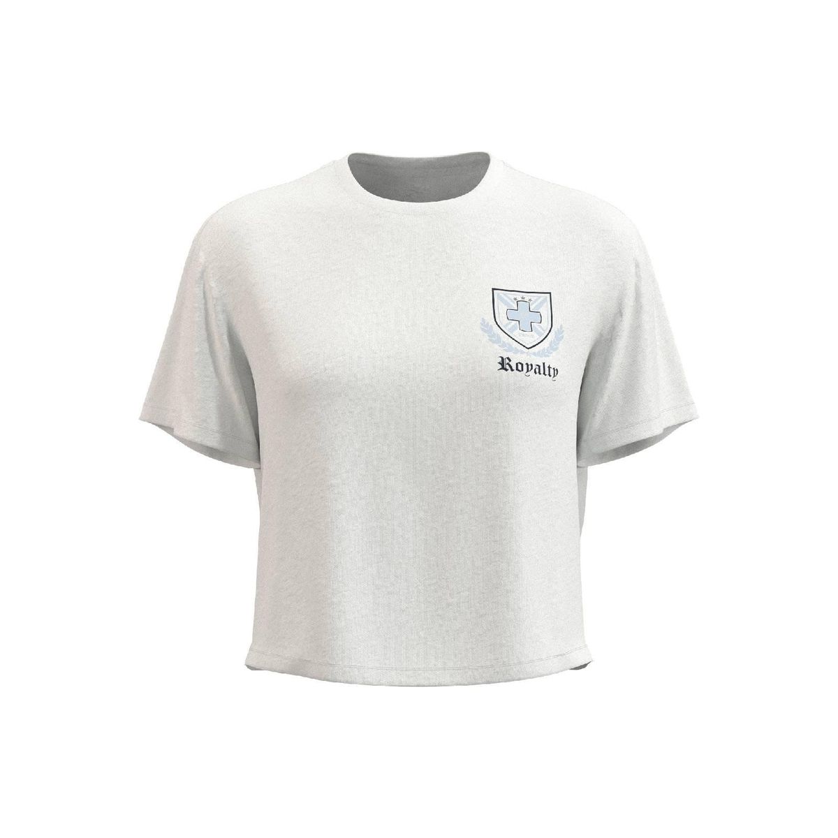 KOAJ - KOAJ Camiseta para mujer manga corta unicolor, crop top cuel Mujer