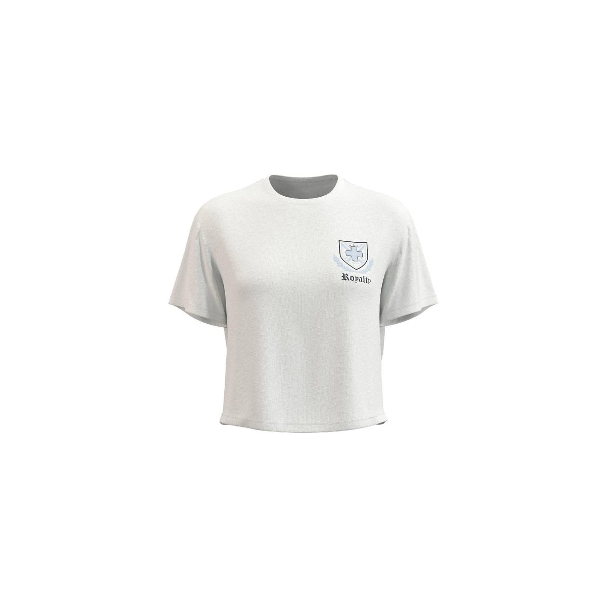 KOAJ - KOAJ Camiseta para mujer manga corta unicolor, crop top cuel Mujer