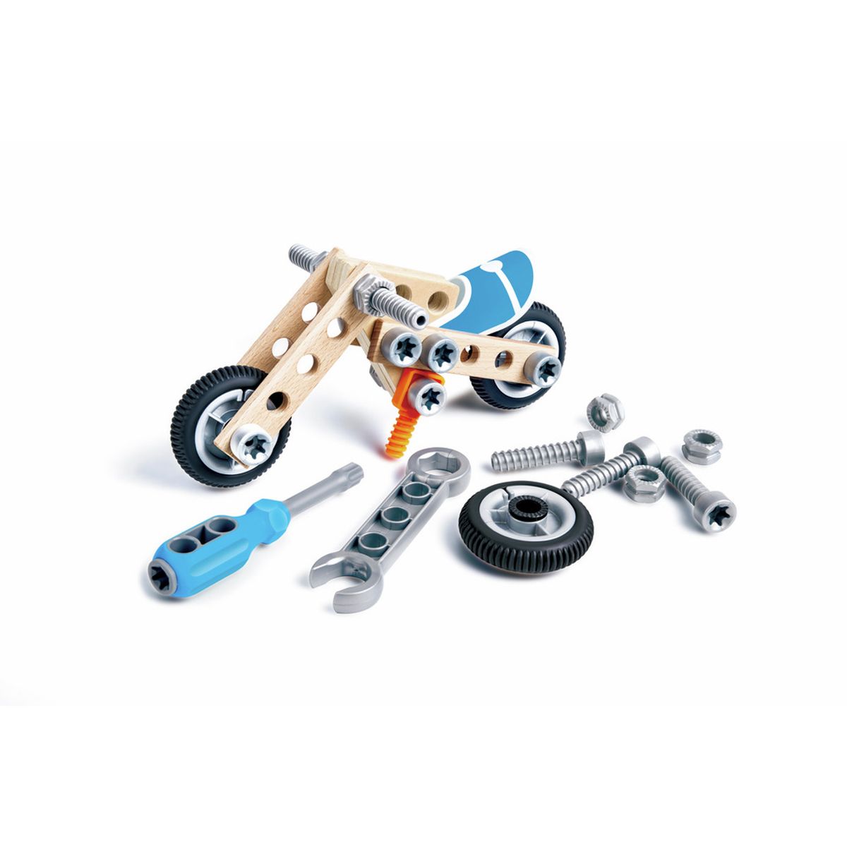 HAPE TOYS - KIT PARA HACER MOTO DE JUGUETE PARA NIÑOS Y NIÑAS