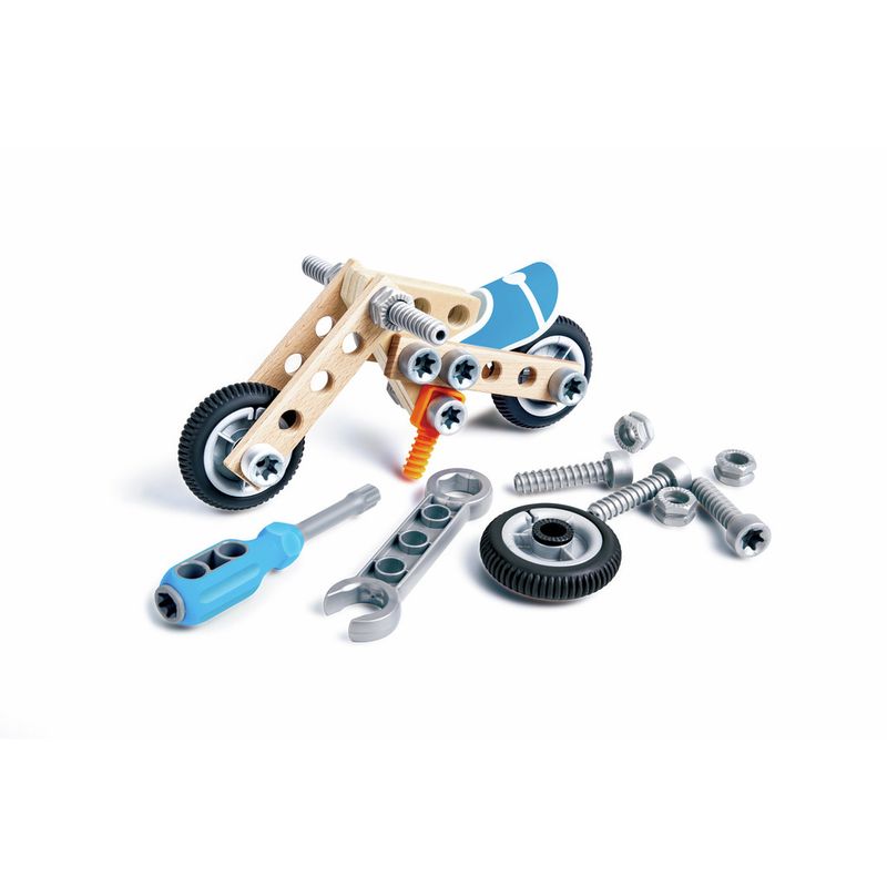 HAPE TOYS - KIT PARA HACER MOTO DE JUGUETE PARA NIÑOS Y NIÑAS