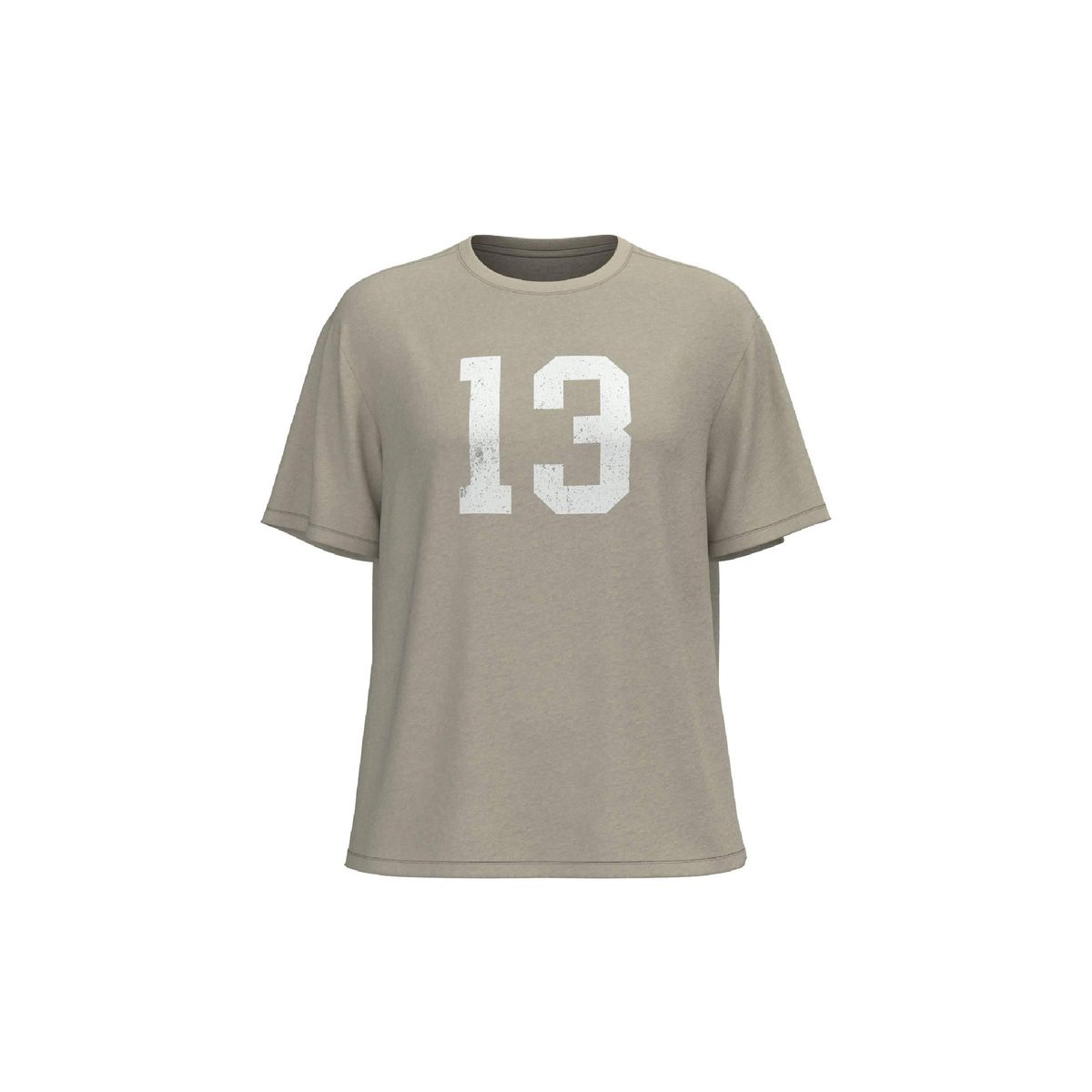 KOAJ - KOAJ Camiseta acanalada manga corta con estampación tipo col Mujer