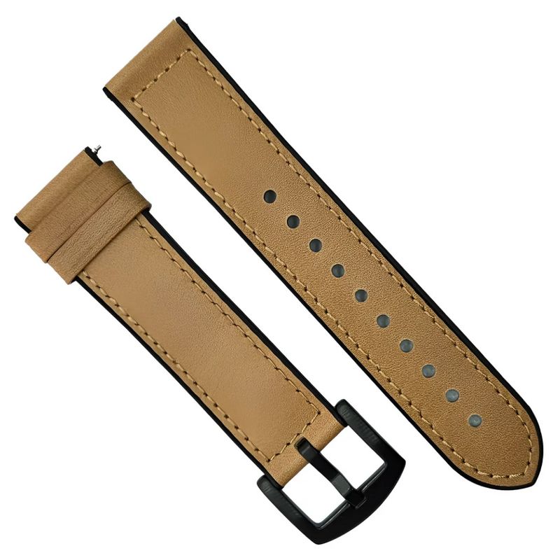 GENERICO - Pulso Cuero Compatible Huawei Gt  Gt2 GT3 y GT4 de 46mm pulso 22mm