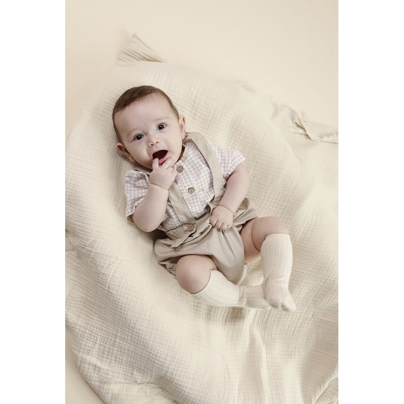 GENERICO - Conjunto Camisa y Short Textura Suave Dante Baby Samuu