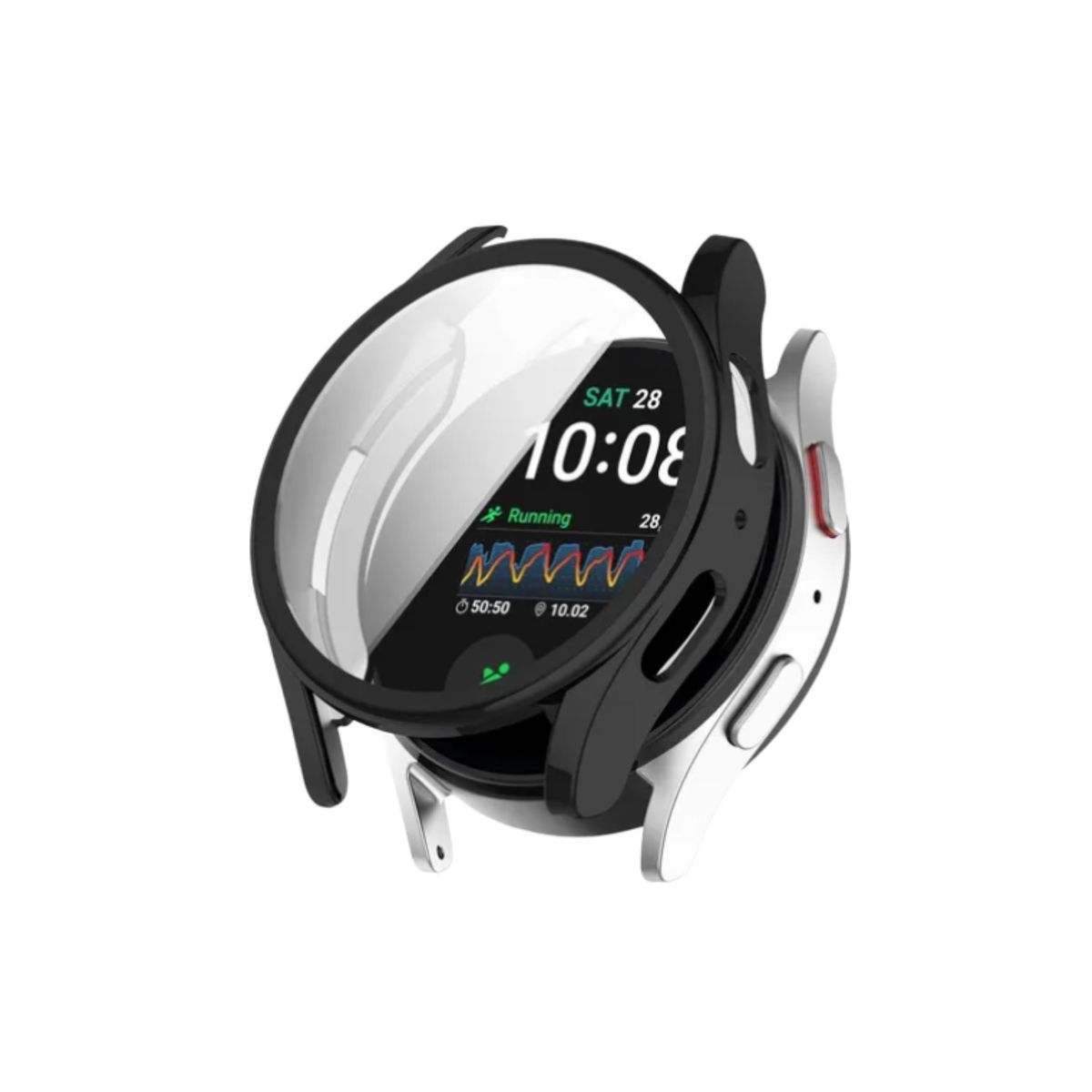 GENERICO - Funda Protectora Para Samsung Galaxy Watch 7 de 44 mm color negro