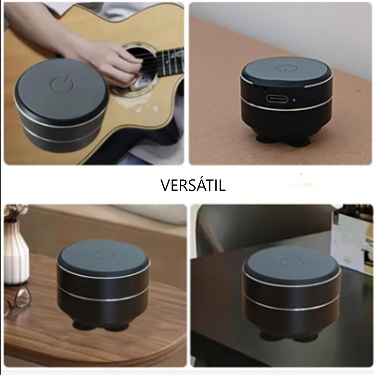 GENERICO - Mini Parlante Altavoz Portátil Bluetooth Conducción Ósea Rojo