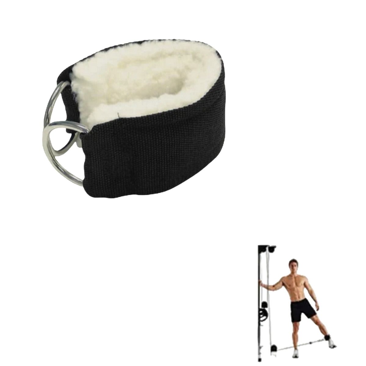 SPORT FITNESS - Arnés De Tobillo Pro Entrenamiento De Piernas Y Glúteos
