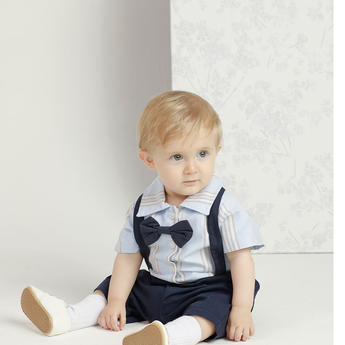 BABY SAMUU - Conjunto Camisa y Short con Tirantes Liam