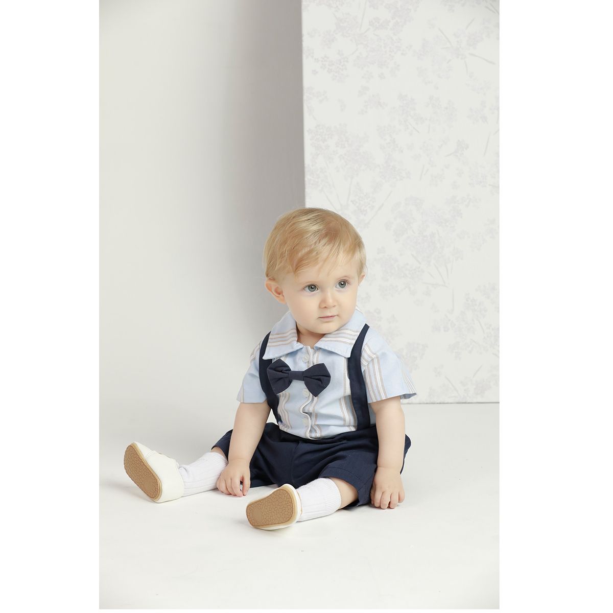 BABY SAMUU - Conjunto Camisa y Short con Tirantes Liam