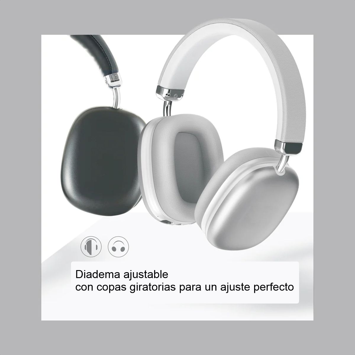 ARGOM TECH - Diadema Bluetooth 5.3 Argom Tech Utimate Sound Live 40 Horas