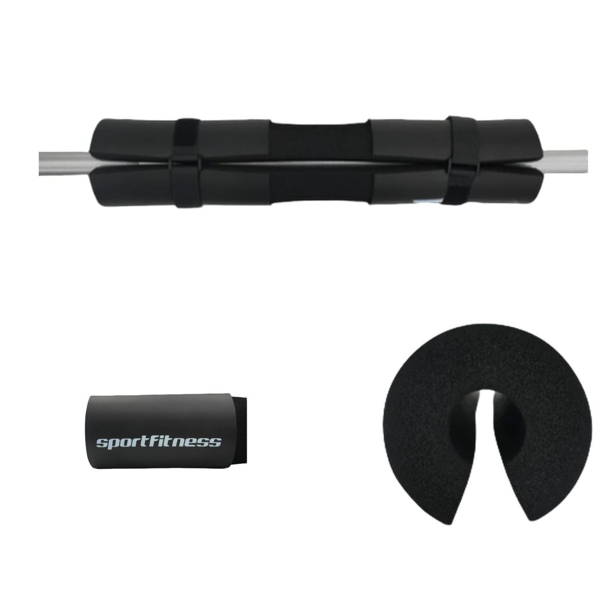 SPORT FITNESS - Almohadilla Protector De Barra Para Levantamiento De Pesas