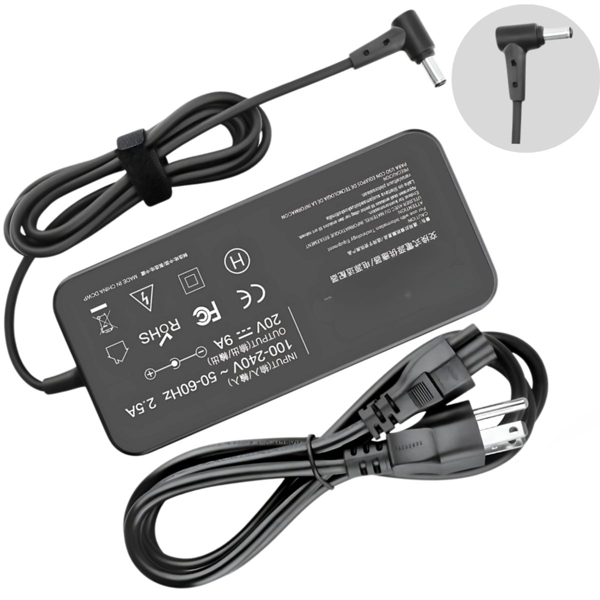 GENERICO - CARGADOR ASUS TUF 20V 9A 180W 6037MMM
