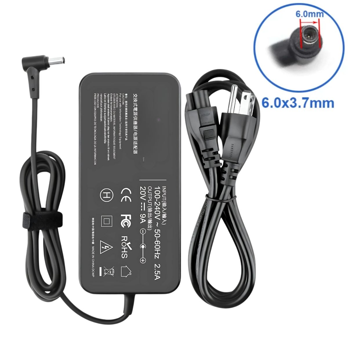 GENERICO - CARGADOR ASUS TUF 20V 9A 180W 6037MMM