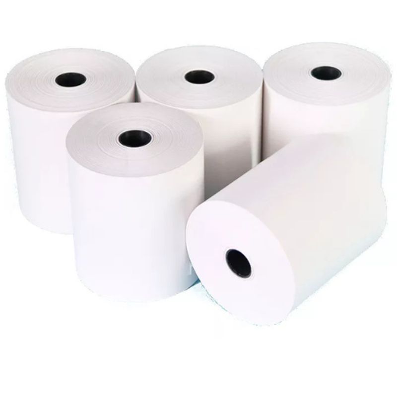 GENERICO - Rollo de Papel Termico Para Recibo 80x70mm x5 Und