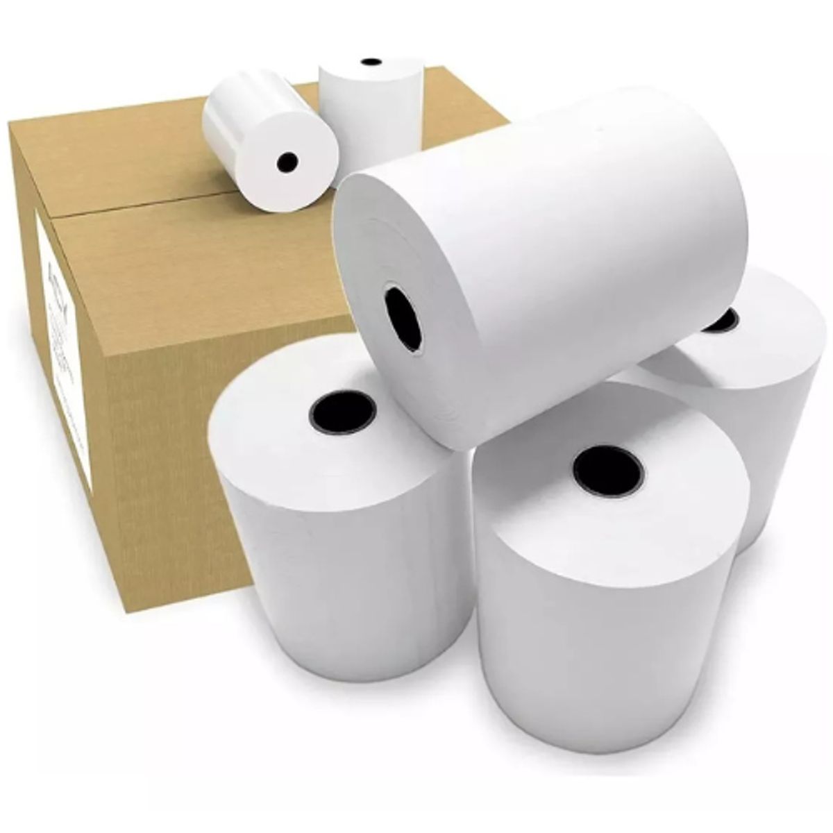 GENERICO - Rollo de Papel Termico Para Recibo 80x70mm x10 Und