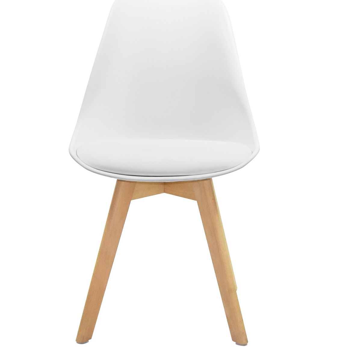 RTA MUEBLES - Set x 4 Unidades Silla S-53 - Bm-053-D1 Blanco-Café SBC 7564 RTA_.